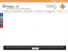 Tablet Screenshot of omega3.si
